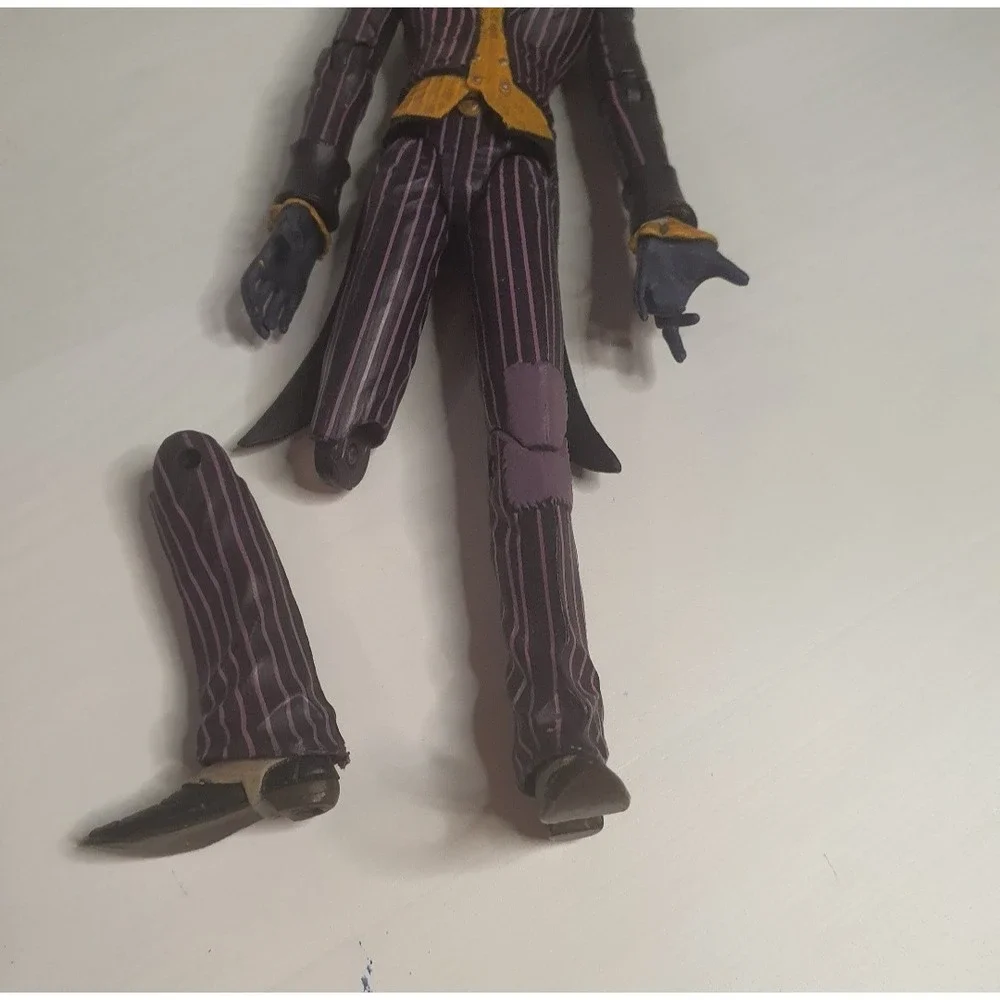 DC Batman 6.5' The Dark Knight‎ Arkham Asylum Joker 7' Action Figure Broken Leg